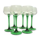 Set 6 verres à vin d’Alsace