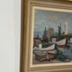 Huile su panneau suédois – « Bateaux » par Eskil Skans