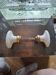 Porcelain door handles with centre distance