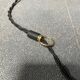 Old mercury glass hanging lamp with brass fixture