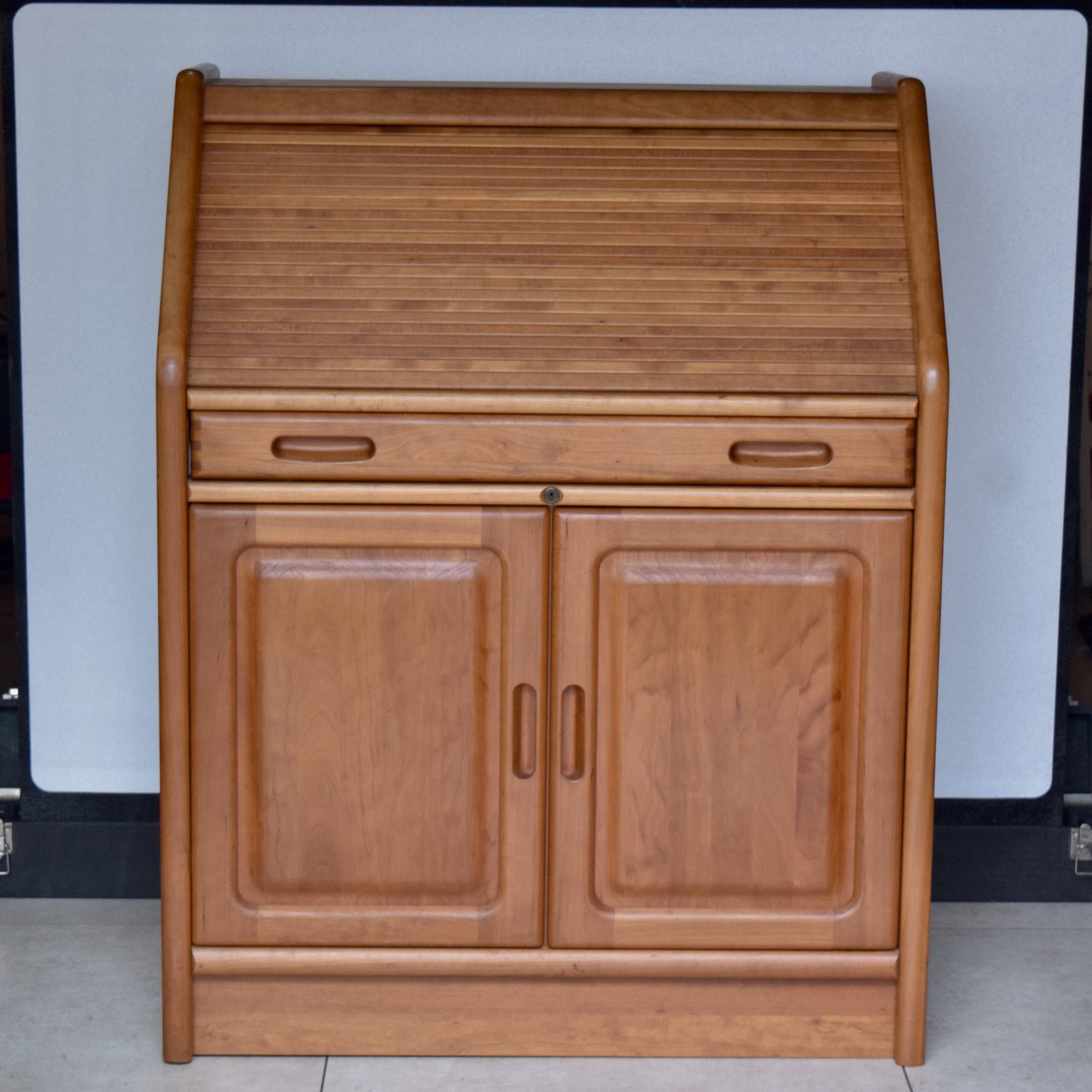 Dyrlund - vintage solid beech secretary - Denmark