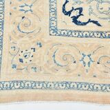 Grand Tapis Persan Ancien – Motifs Médaillon, Laine Nouée Main, 289x376 Cm