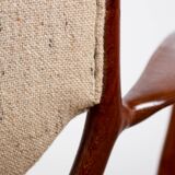 Danish teak and fabric armchair model BO-72, Finn Jhul for Bovirke 1946.