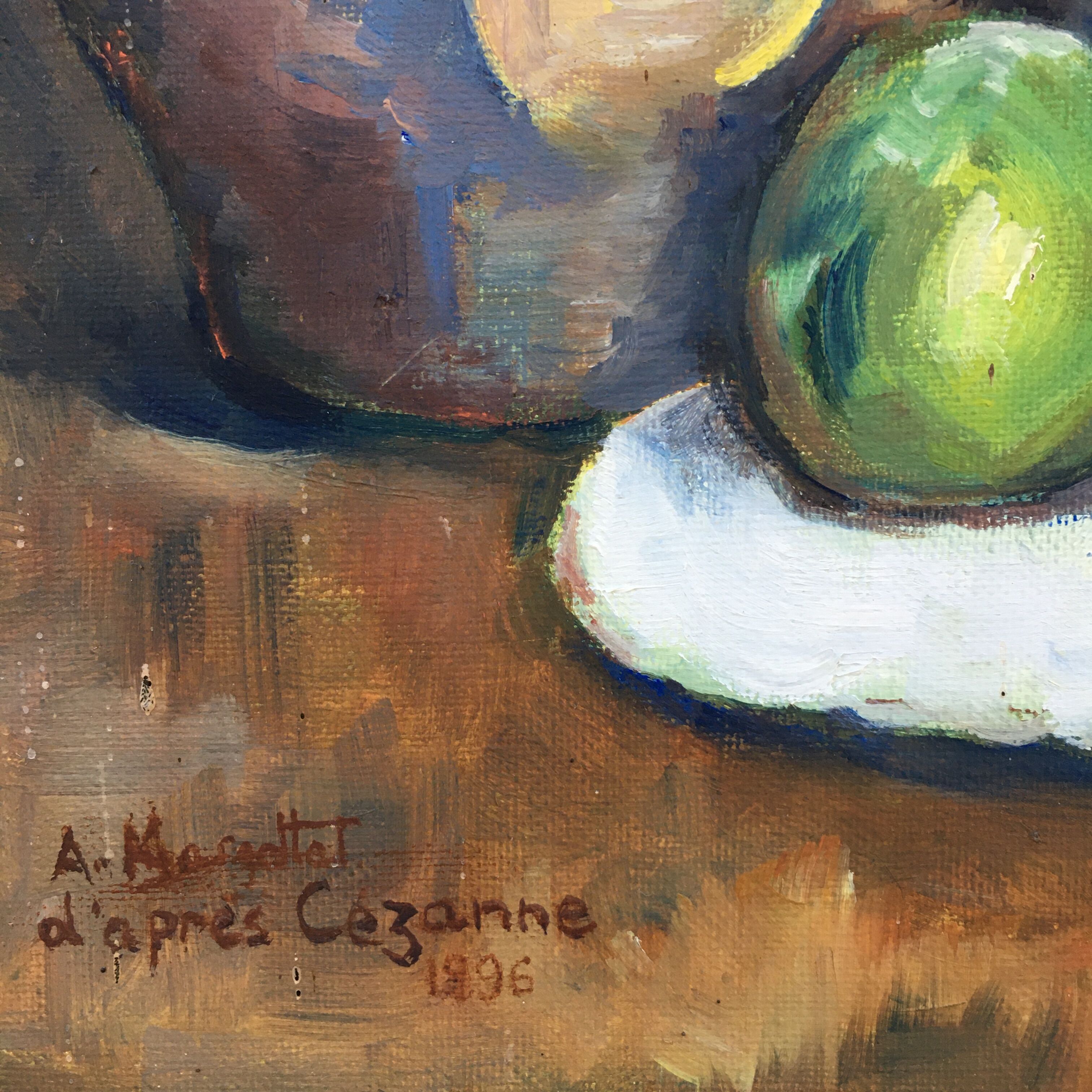 Fruit and jug painting