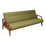 Green Banquette Daybed from Czechoslovakia 1960