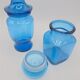 Duo de pots bleus