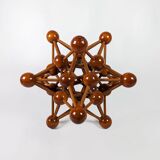 Atom: Wooden sculpture from the 1960s