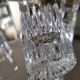 Set of 6 antique faceted glasses – vintage bistro from the 60s/70s