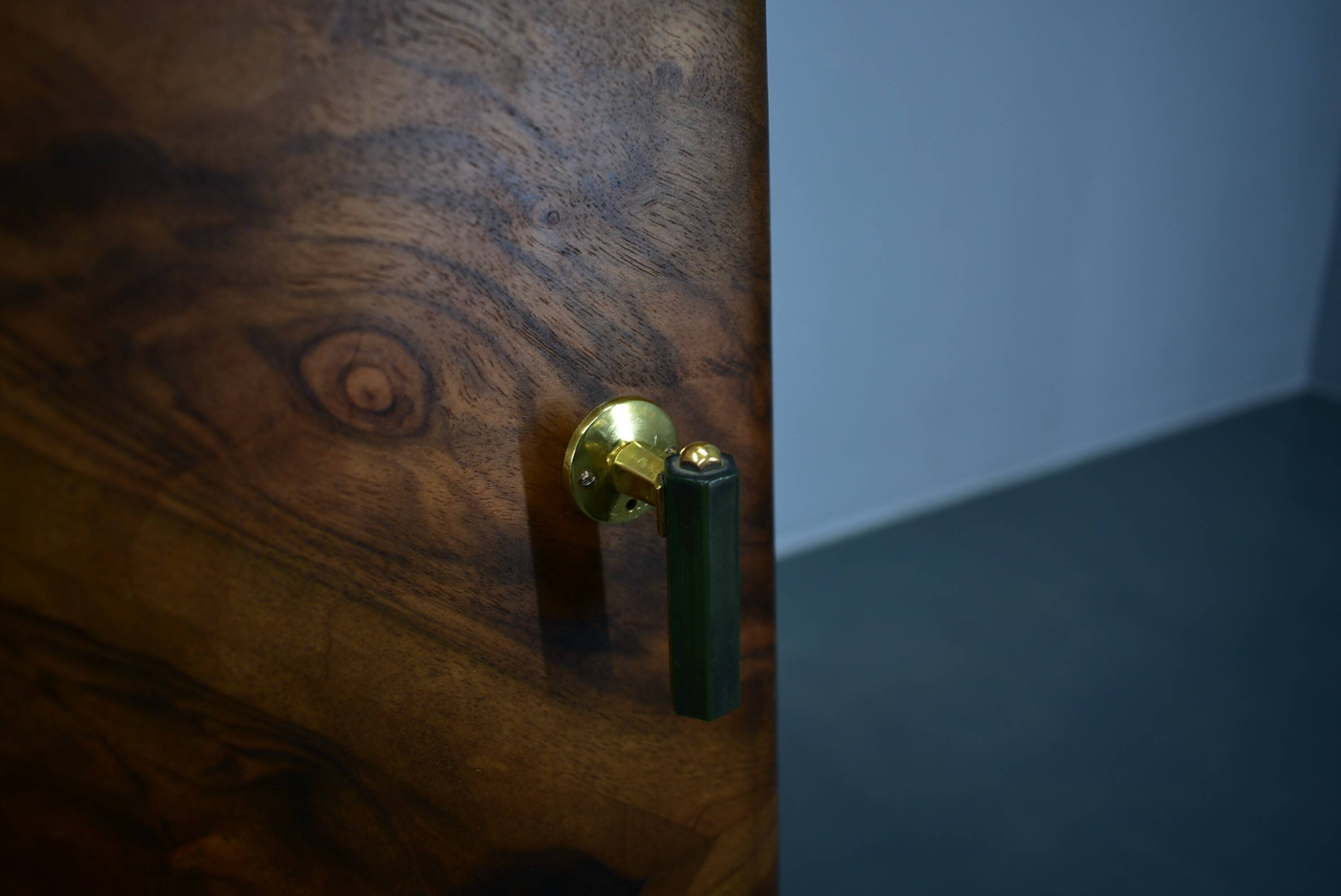 1932s pair of art deco bedside tables, Czechoslovakia