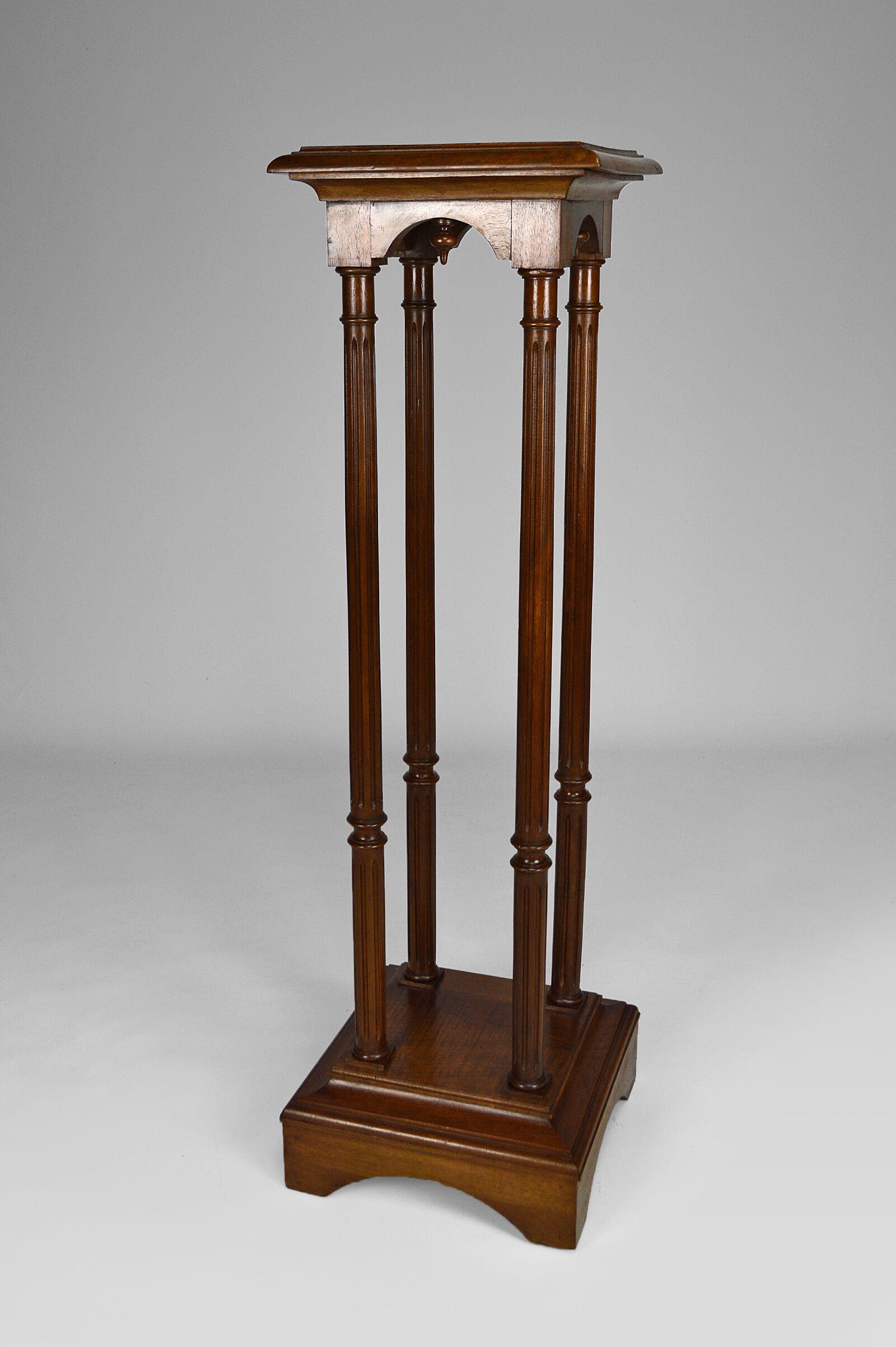 Large Neo-Gothic walnut harness, France, 19th