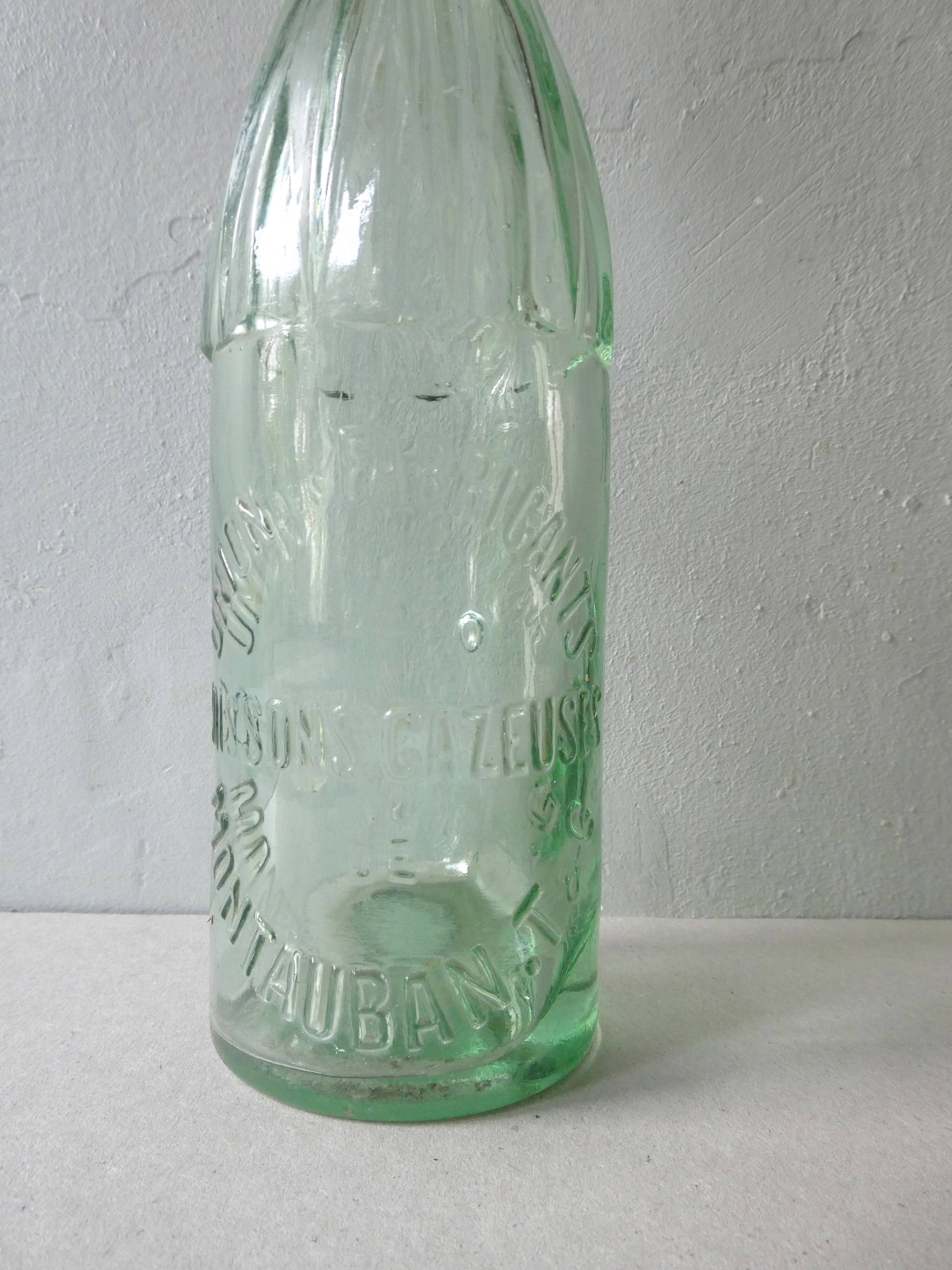 Montauban soft drink bottle from the years 60