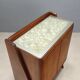 Vintage buffet in exotic wood veneer, 1950s-1960s design.
