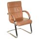 Fauteuil de bureau William Hands Orion en cuir, style Mid-Century Modern