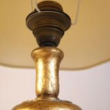 Italian polychrome wood lamp