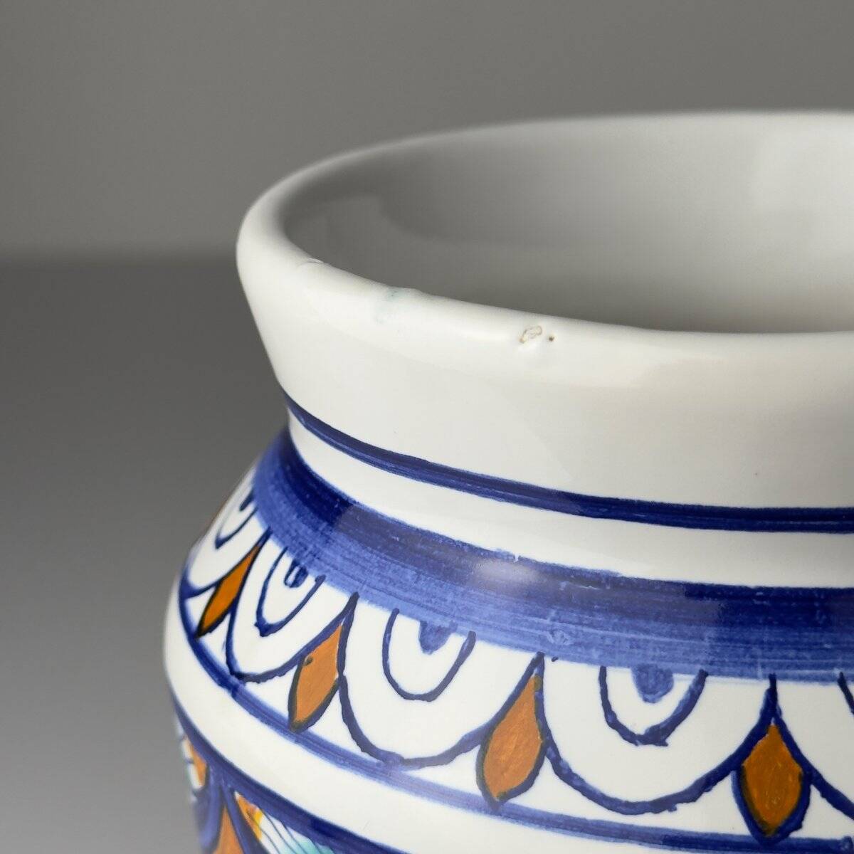 Vintage ceramic vase, Italy, 1971
