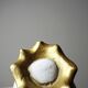 Statuette plaster ND of Mount Carmel, Olot workshops, glass eyes, 1920-1930