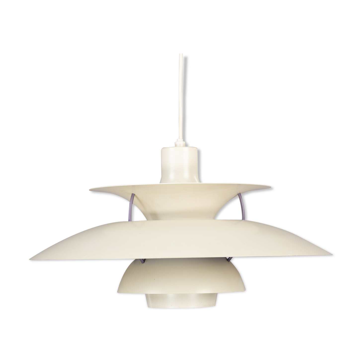 Vintage Danish PH5 pendant light by Poul Henningsen for Louis Poulsen