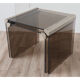 Set of 2 glass trundle tables by Gallotti and Radice 1970