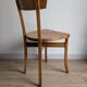 Vintage bistro chair in patinated blonde beech