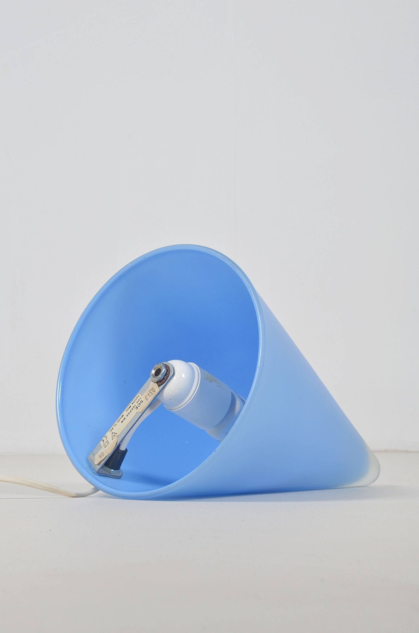 XL table lamp 'Teepee' in glass by SCE, 1990s