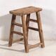 Pair of antique stools for bedside tables (circa 1900). Set of 2 pieces