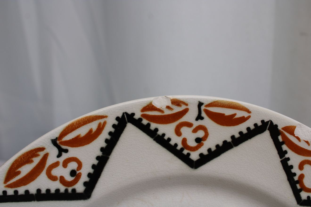 Set of 6 flat plates