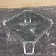 Octagonal Lucite coffee table by David Lange from the 1970s.