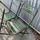 4 chaises de jardin pliantes