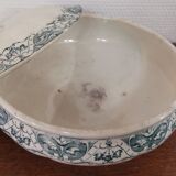 White Iron Earth tureen with green patterns