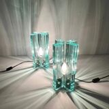 Giorgio Reggiori. Pair of table lamps/glass objects by Giorgio Reggiori for Gallotti & Radice, 1960s, Italy.