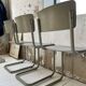 Trio de chaises Tubax 1950