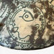 Jacques BLIN, pied de lampe à décor de visages stylisés