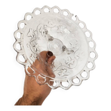 coupe sur pied en verre