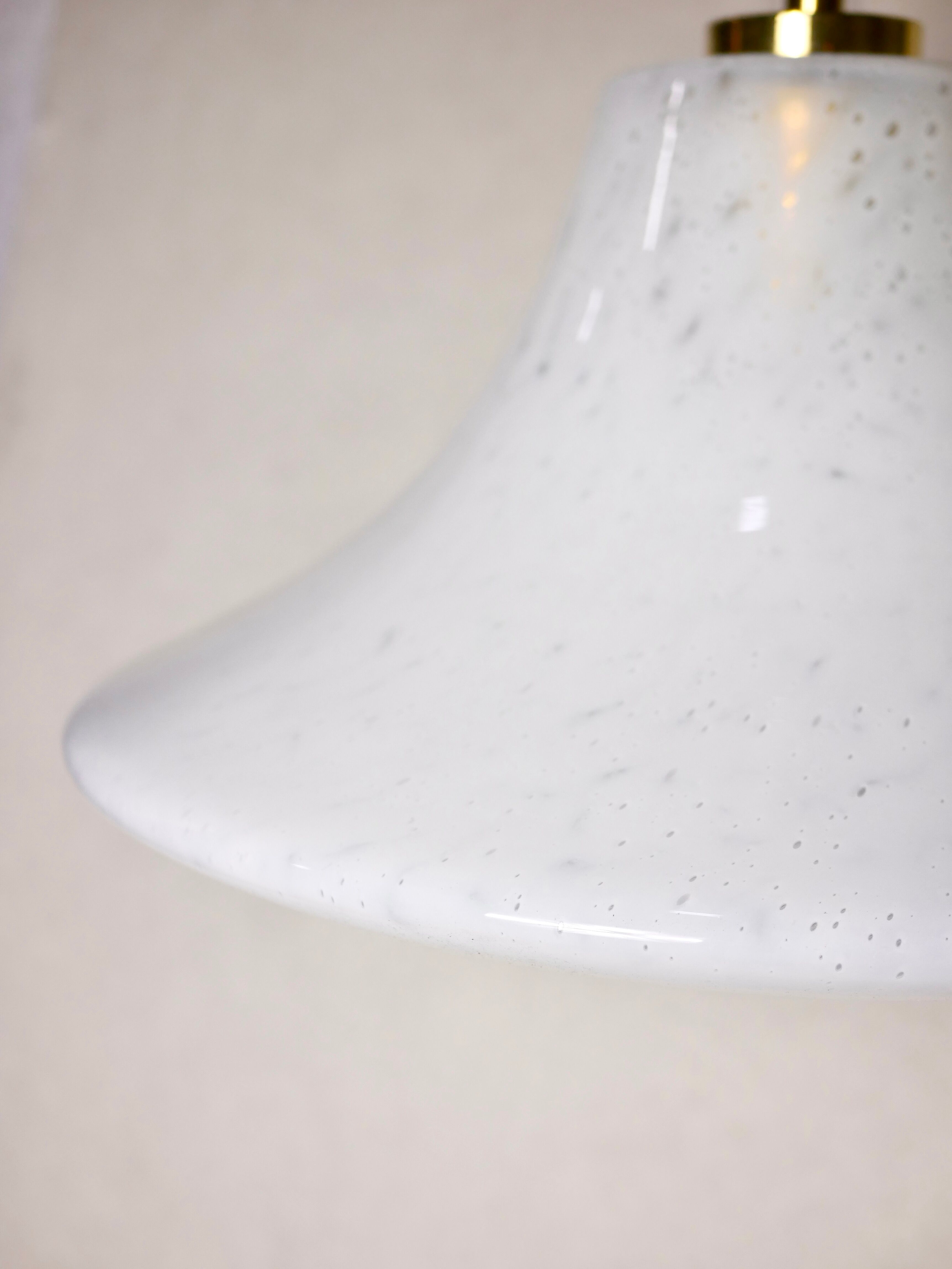 Hanging lamp bell in Murano glass