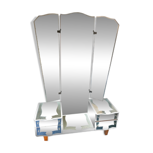 Coiffeuse style art deco - miroir