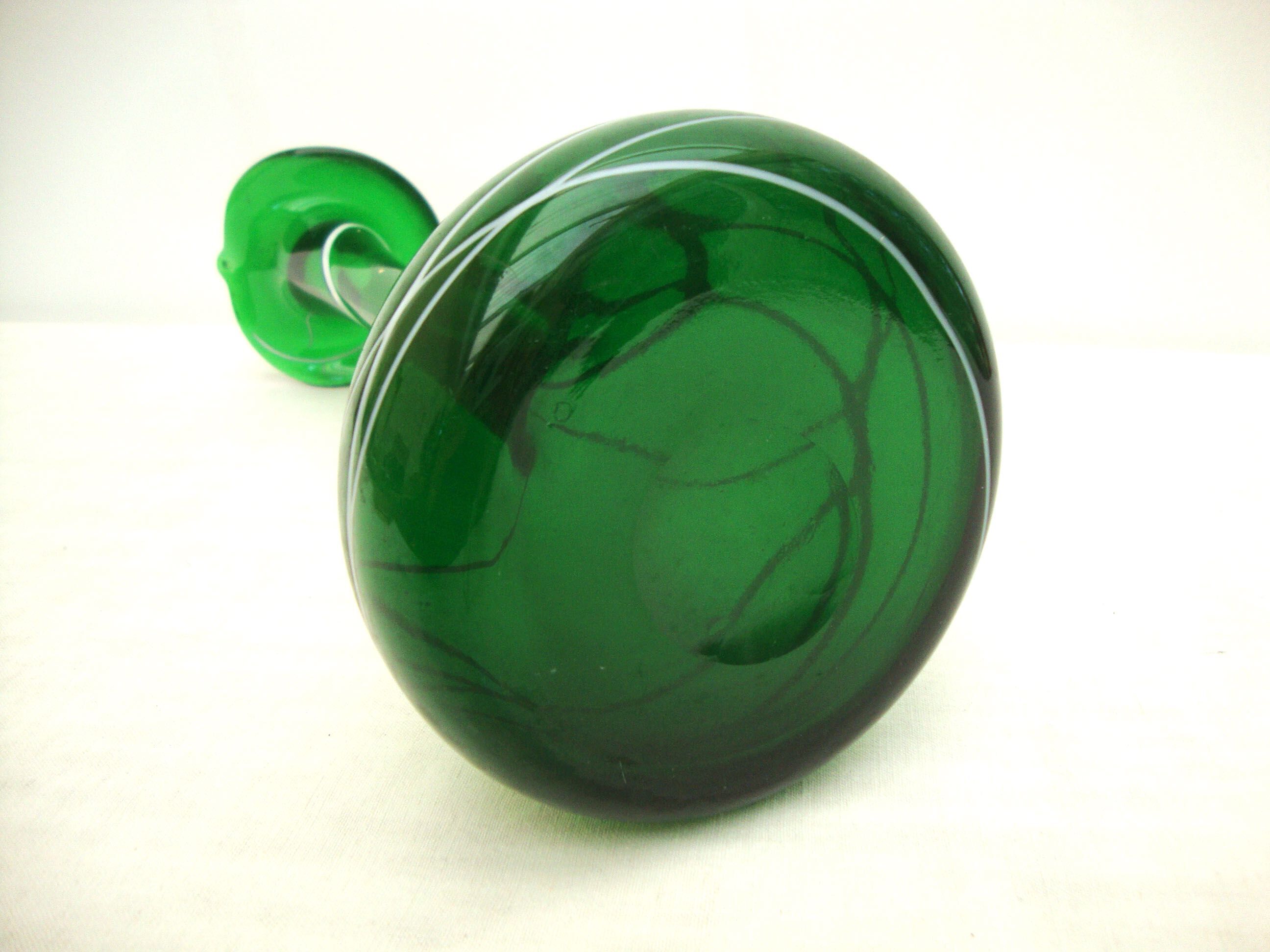 Blown glass vase