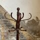 bistro style coat rack in dark wood