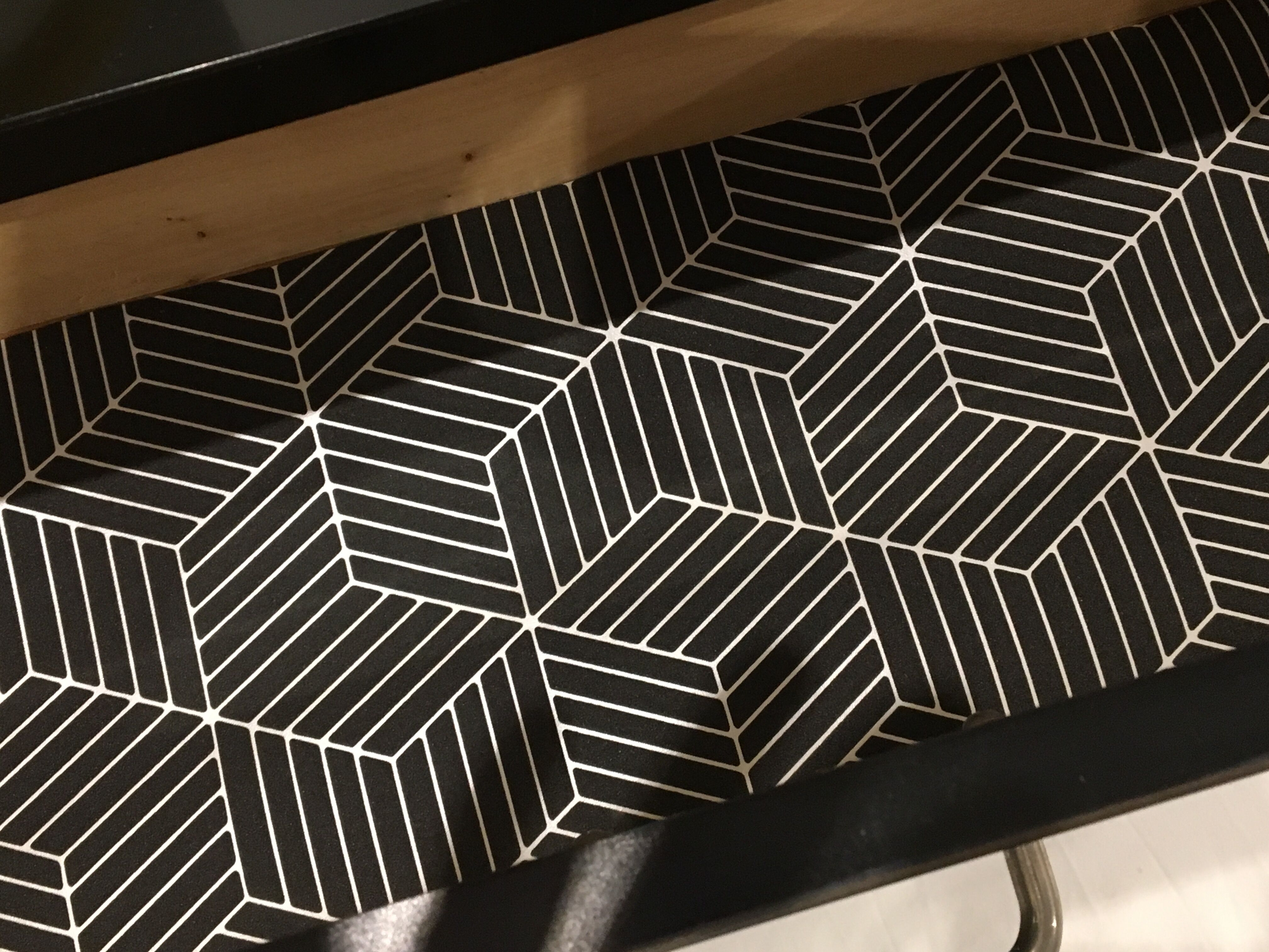 Chiffonnier formica noir