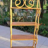 Rattan shelf