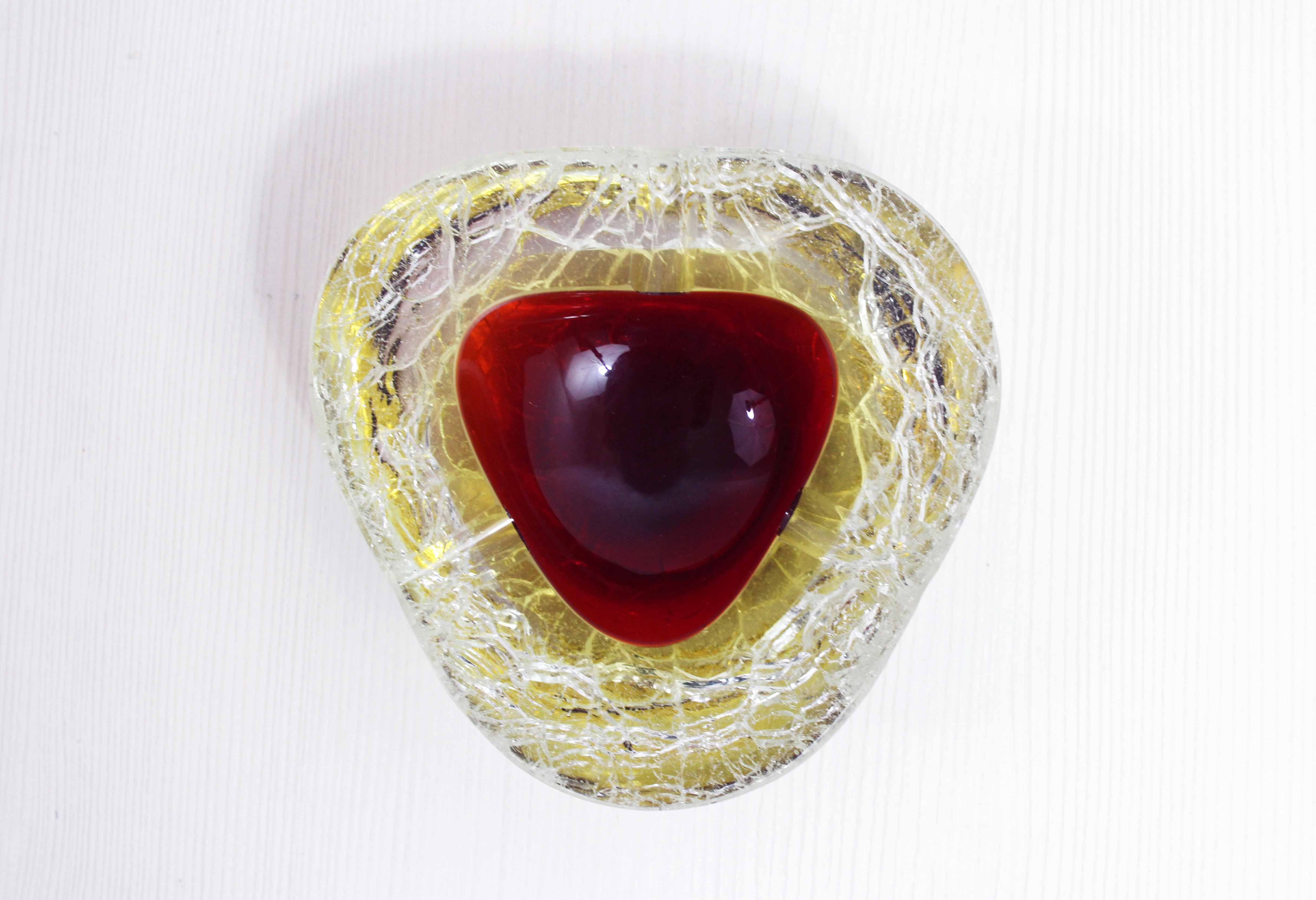 Murano glass ashtray