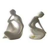 Pair of Delft ceramic bookends from the 70s