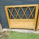 pair of antique solid wood headboards