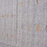 Neutral Vintage Turkish Vintage Kilim Rug skuc256