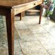 Table ferme chêne massif 80x185