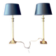Pair of "neoclassical" lamps - 1970.