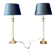 Pair of "neoclassical" lamps - 1970.