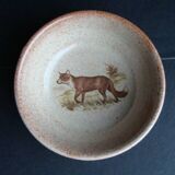 Vallauris dish with a fox
