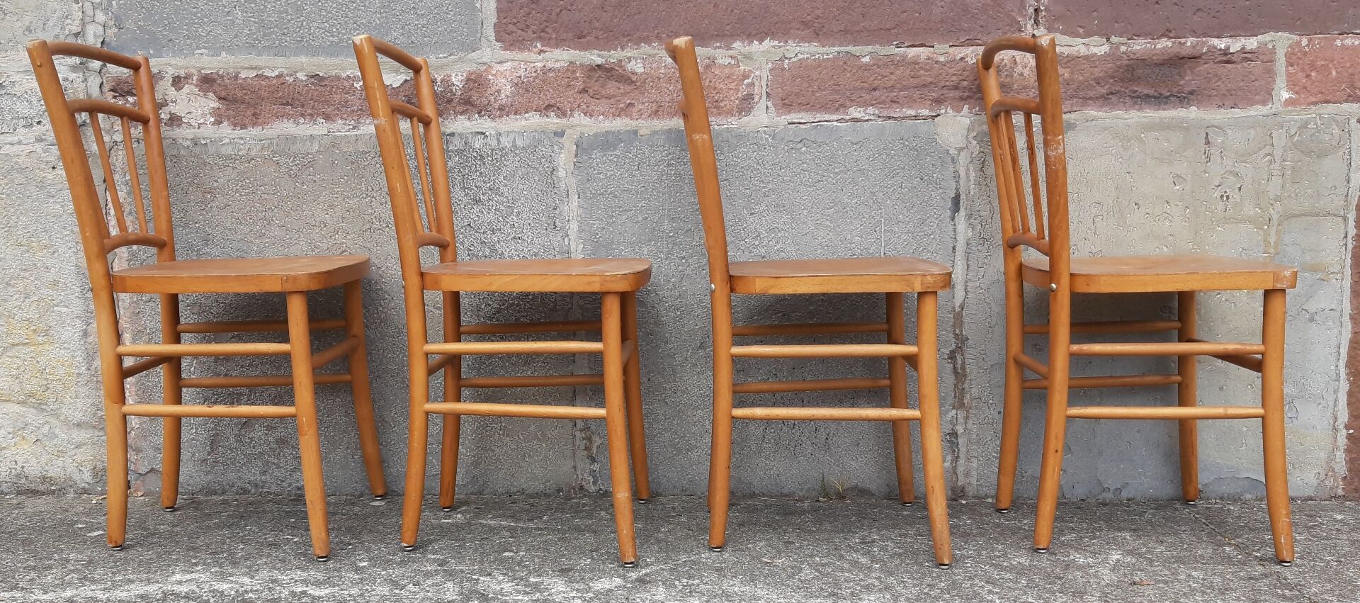 Chaises bistrot (Lot de 4 chaises)