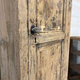 Armoire parisienne en bois patiné 1 porte