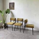 Set of three 50s chairs